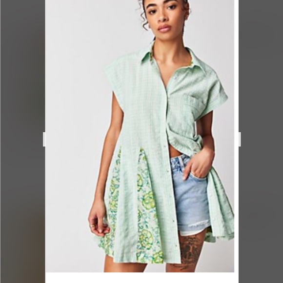 Free People Dresses & Skirts - Free People Delilah Mini Dress with Slip